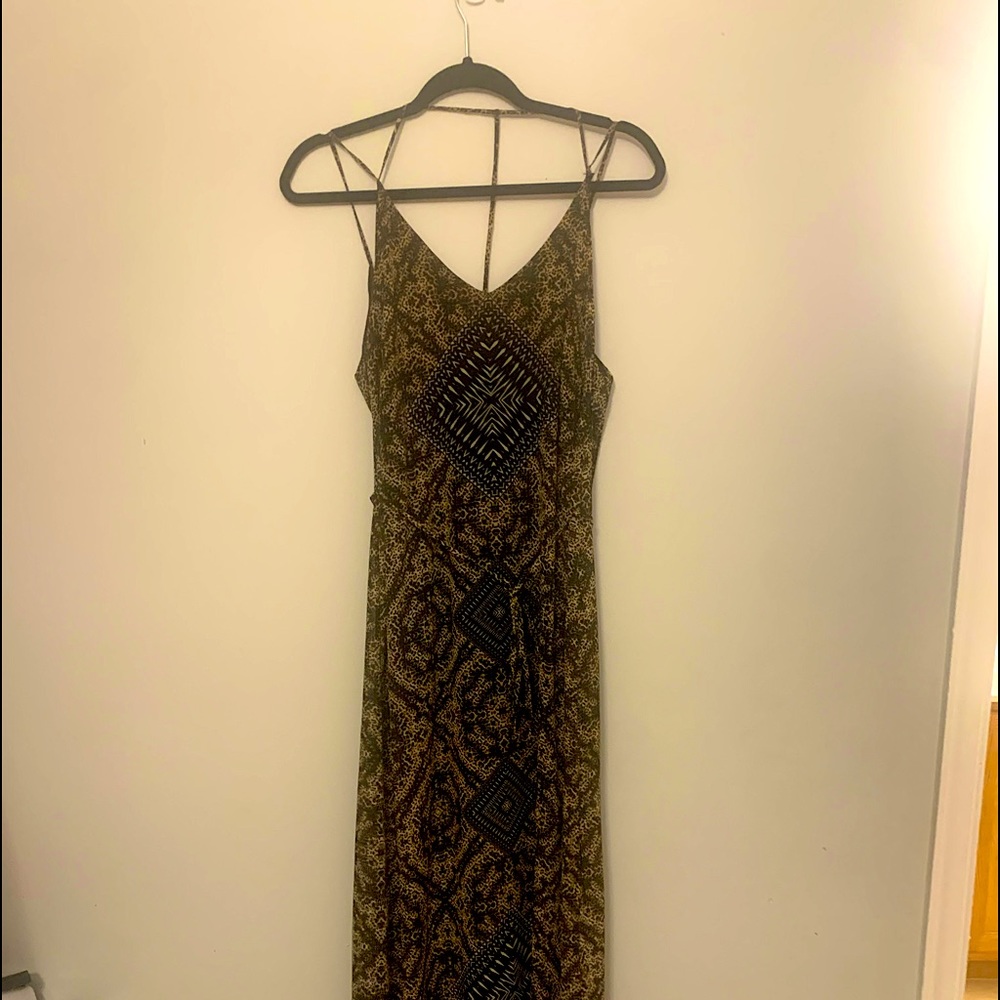 Versatile maxi dress! Leopard/tribal print. GUC